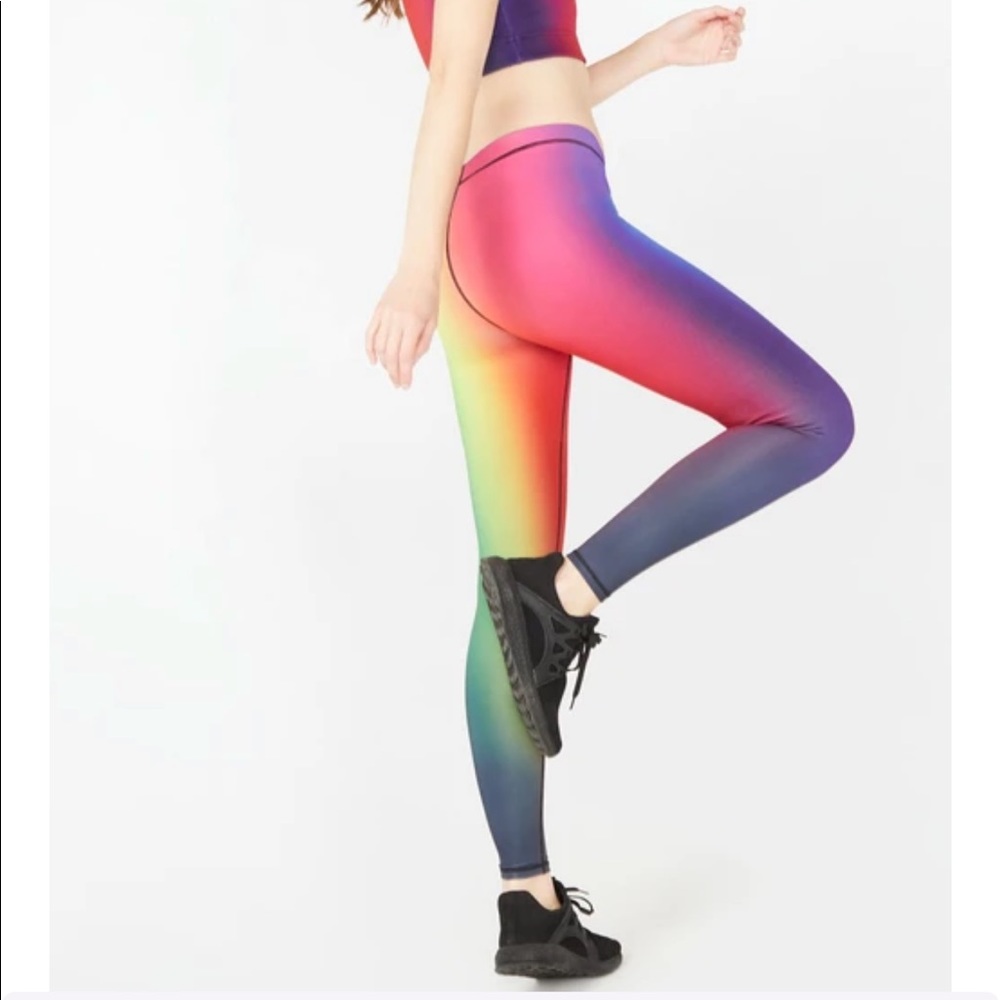Terez Vision Rainbow DuoKnit Leggings